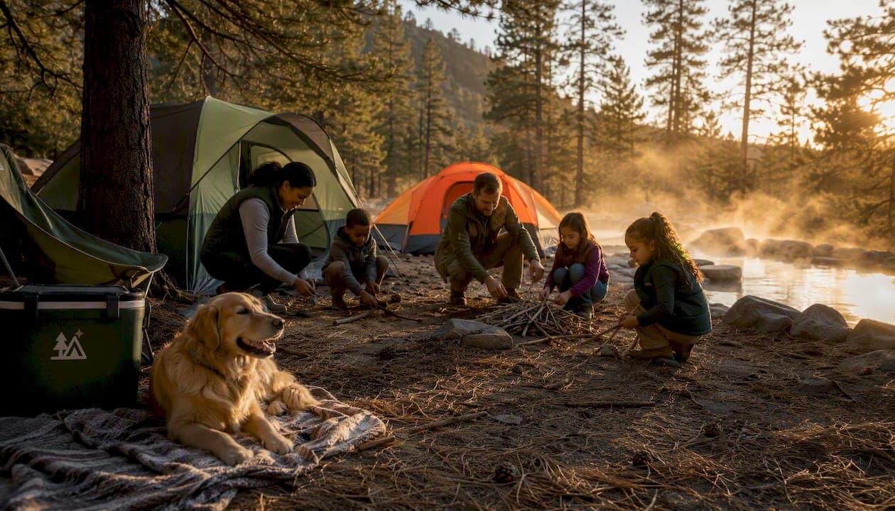 Hot Springs Campgrounds for Families and RVs